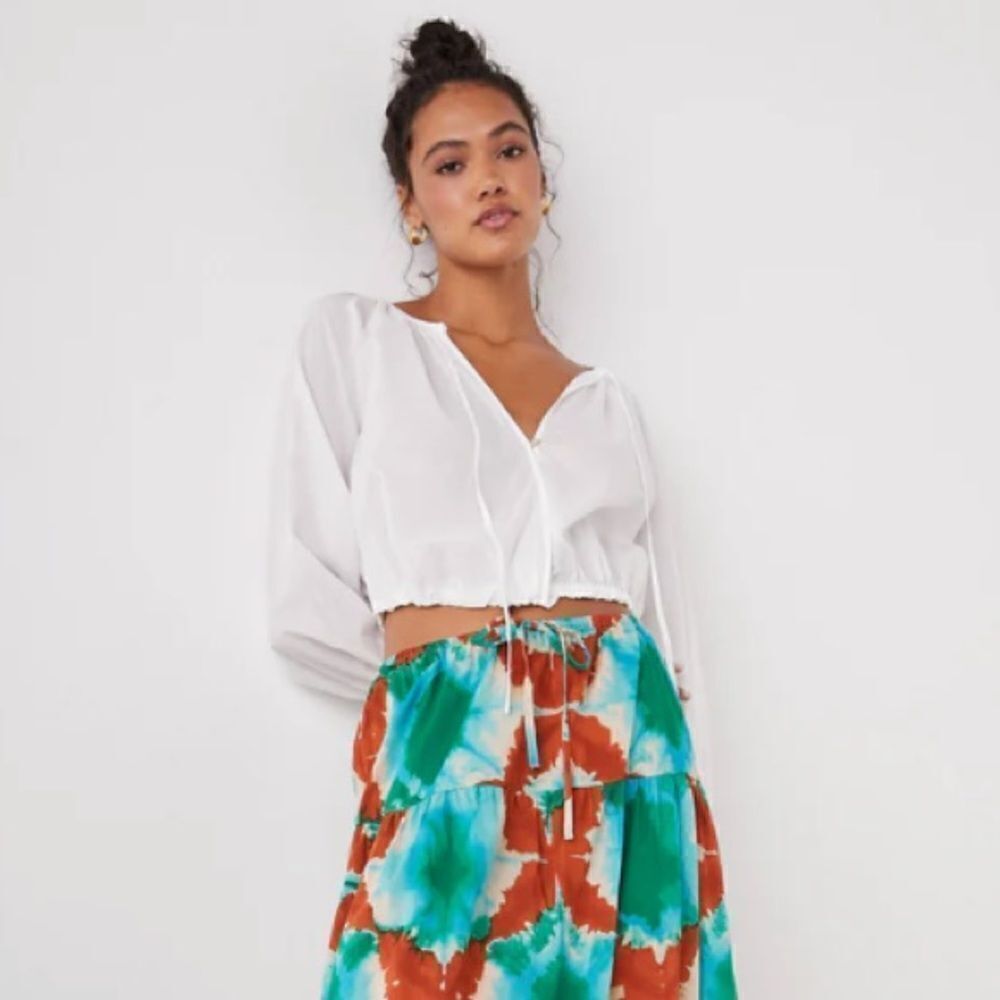 NWT Rails Katia Cotton Wrap Top - Picture 2 of 14